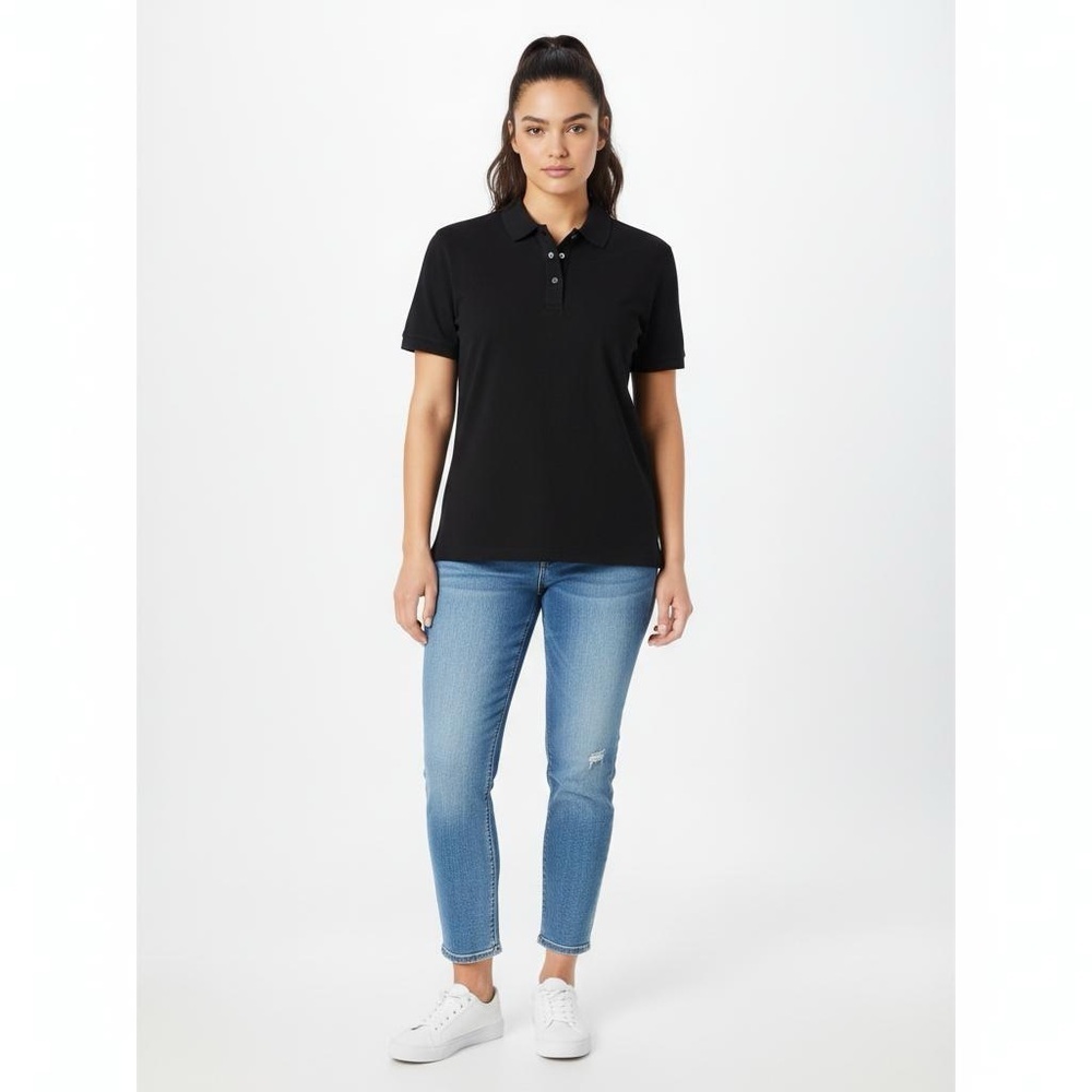Size large H&M slim fit black polo shirt